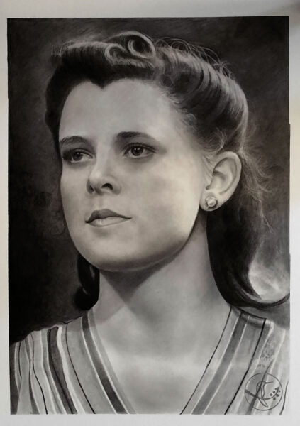 Graphite Pencil Drawing by Liesel Wessels